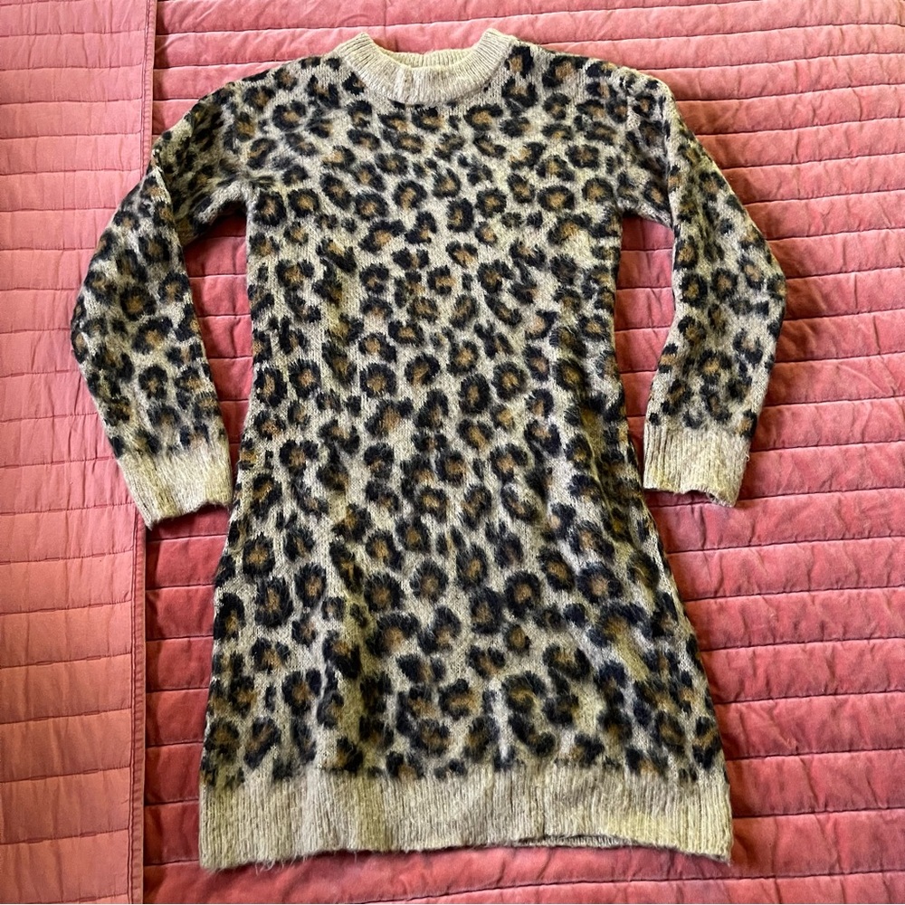 Harper Heritage cheetah print mini dress
